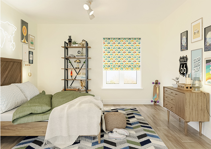 Leafy Lane, Carnival - Twist&Fit Roman Blind - Image 8